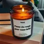 Objets de décoration - Bougie Parfumée - Pause vin rouge pour cause bébé - Musc blanc – 160g - ILARIA.I