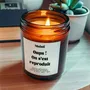 Objets de décoration - Bougie Parfumée - Oups ! On s'est reproduit - Musc blanc – 160g - ILARIA.I