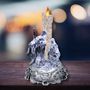 Nativity scenes and santons - Crystal-Style LED Nativity with Candle Light - LES LUMIERES DU TEMPS