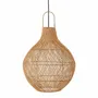 Ceiling lights - Canela Suspension Lamp, Nature, Rattan - HOLIDERMIE