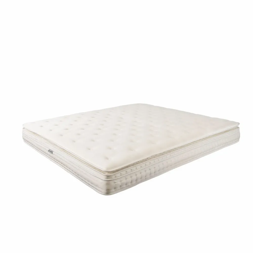 Literie pour hôtels - Matelas hybride en latex naturel avec mini ressorts et ressorts ensachés 7 zones 180x200 - ILARIA.I
