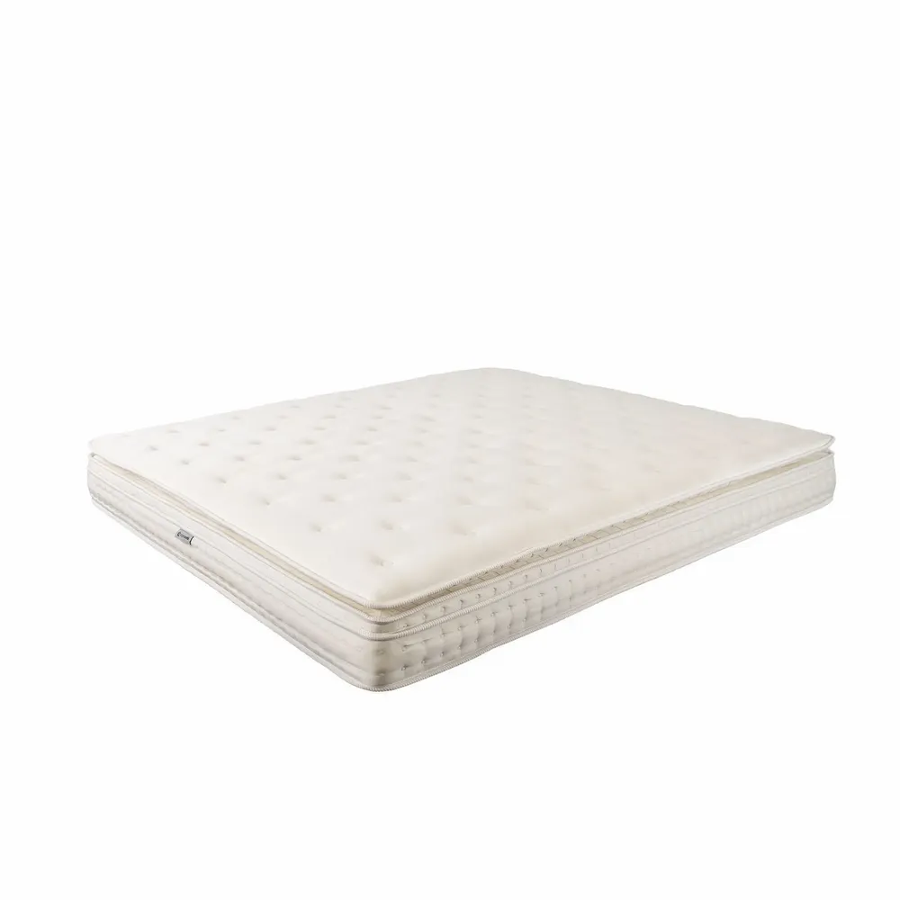 Literie pour hôtels - Matelas hybride en latex naturel avec mini ressorts et ressorts ensachés 7 zones 160x200 - ILARIA.I