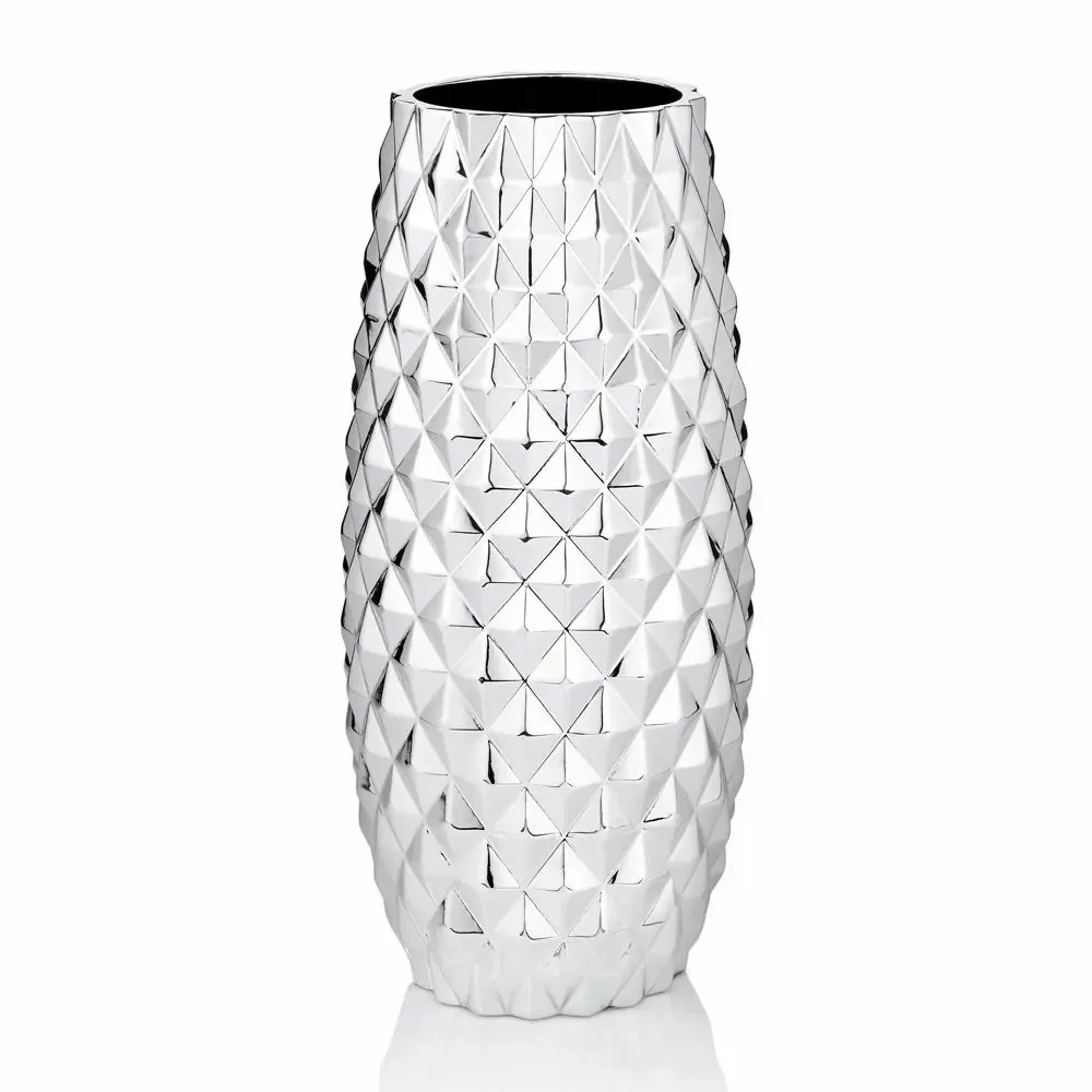 Design objects - Vase with silver "Diamond" - ASIATIDES
