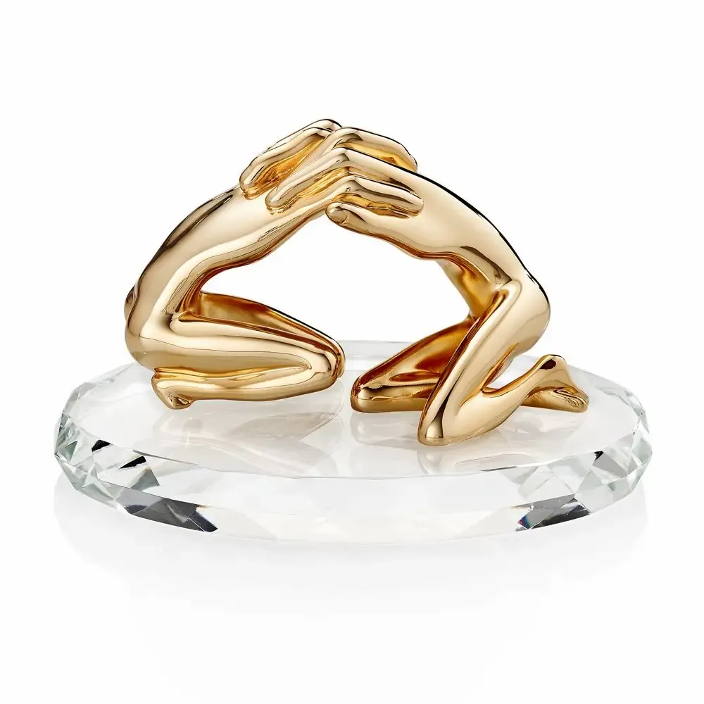 Design objects - Sculpture with silver "Embrace" - ASIATIDES