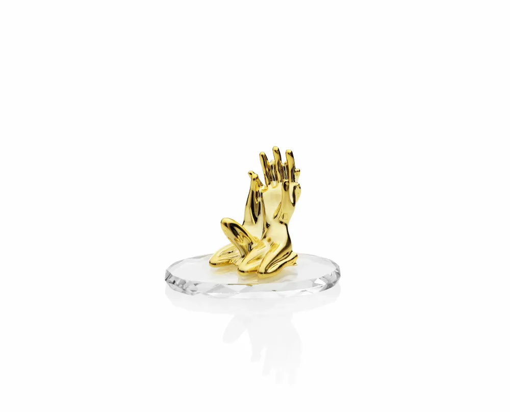 Design objects - Sculpture with silver "Love Special Edition" Gold - ASIATIDES