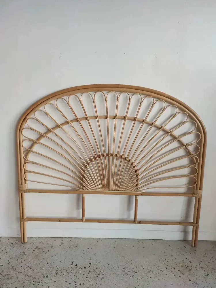 Têtes de lit - Tête de lit en rotin, largeur 160cm, hauteur 140cm - LES NOUVELLES GAMBETTES TEST 29/04