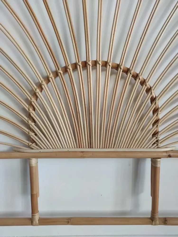 Têtes de lit - Tête de lit en rotin, largeur 160cm, hauteur 140cm - LES NOUVELLES GAMBETTES TEST 29/04