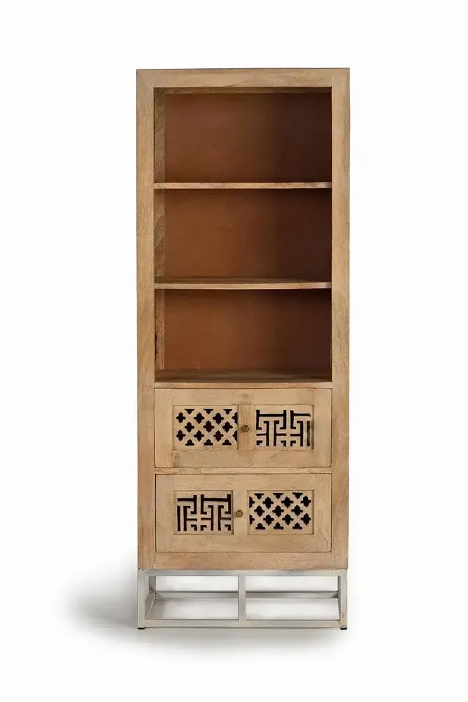 Shelves - Mango wood shelf and metal legs - LES GAMBETTES MODIF TEST HBE 30/04