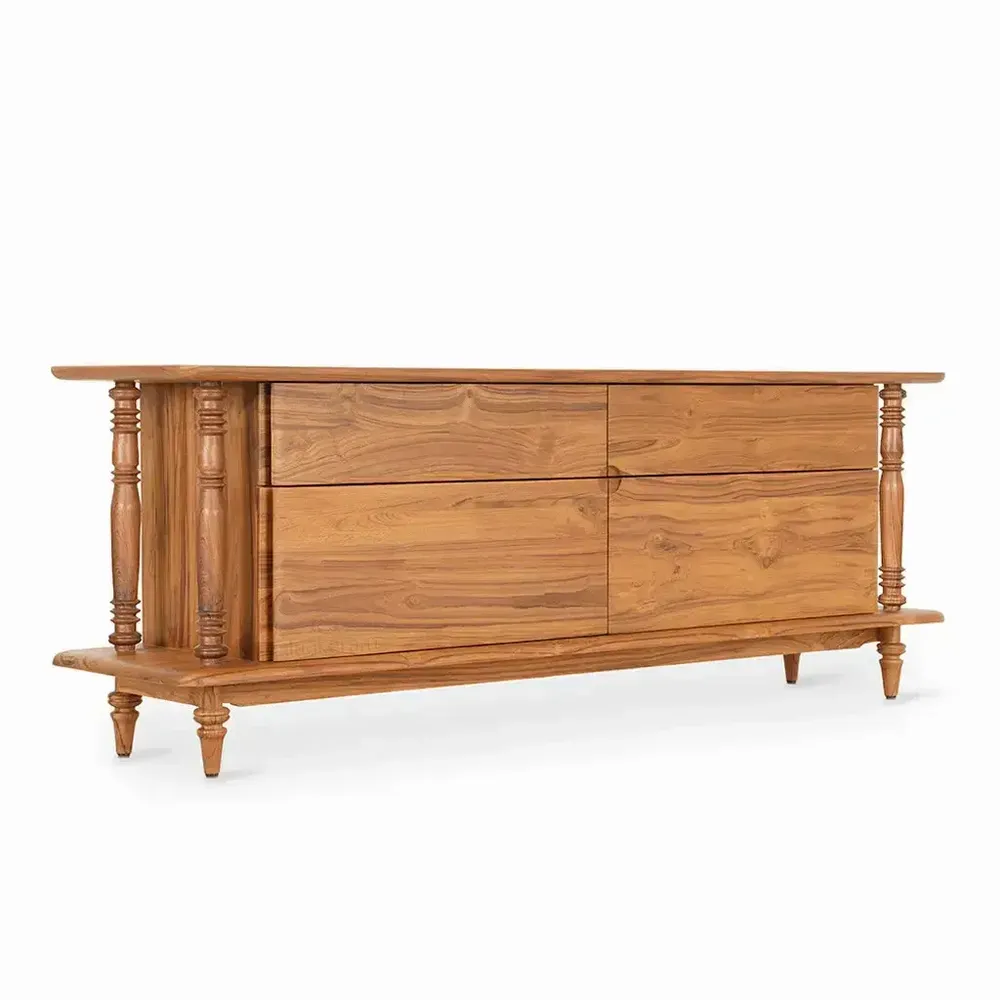 TV stands - Taulu Teakwood TV Unit - LES NOUVELLES GAMBETTES TEST 29/04