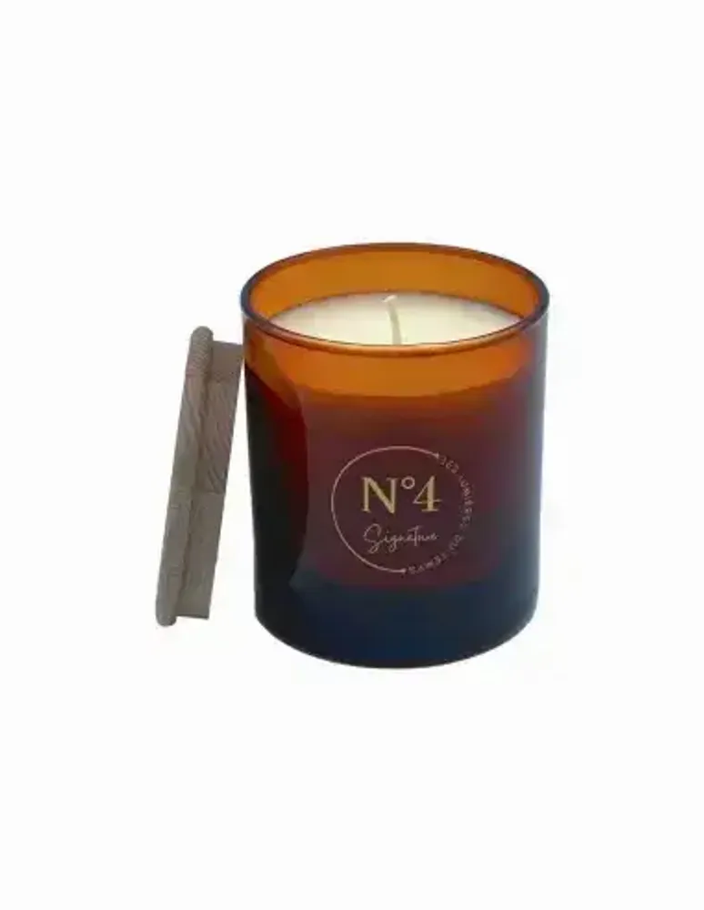 Bougies - Bougie Signature 290 g N°4 Douceur du Sud - LES LUMIERES DU TEMPS