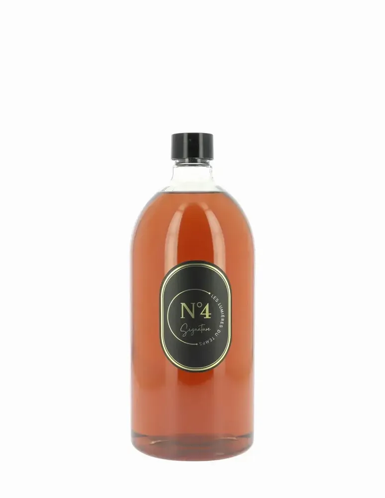 Diffuseurs de parfums - Recharge 1L (sans rotins) pour Diffuseur de parfum Signature N°4 Douceur du Sud - LES LUMIERES DU TEMPS