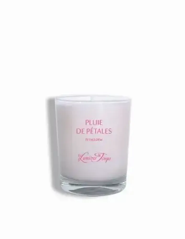 Bougies - Bougie végétale 180 gr Pluie de Pétales - LES LUMIERES DU TEMPS