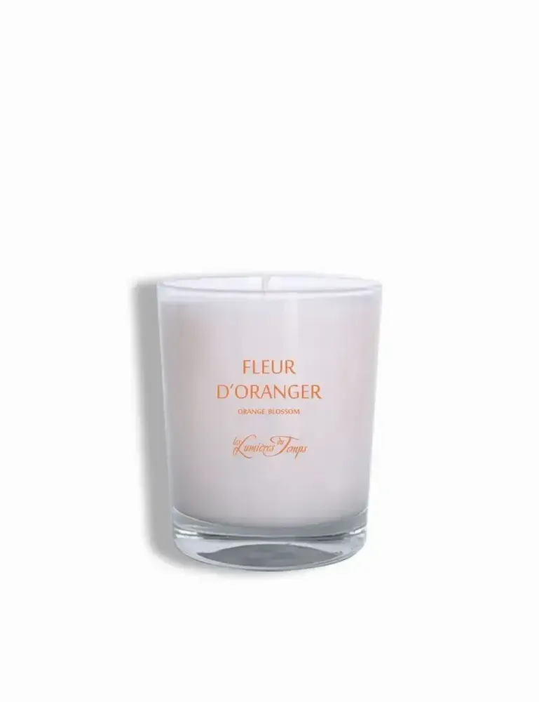 Bougies - Bougie végétale 180 gr Fleur d'Oranger - LES LUMIERES DU TEMPS