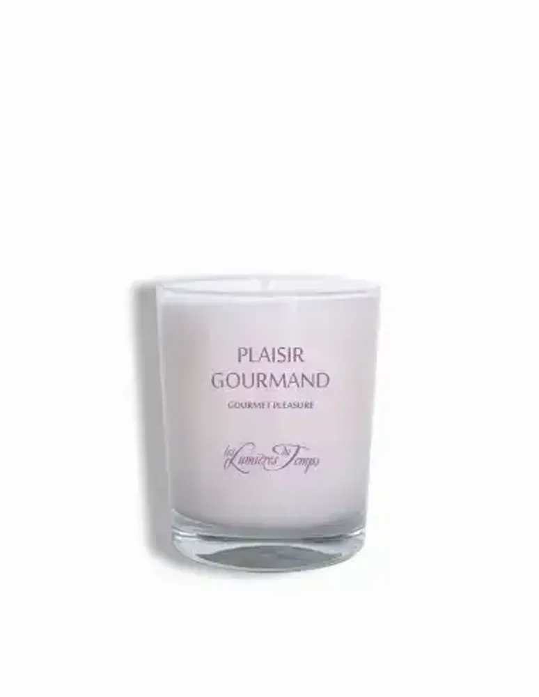 Candles - Vegetable candle 180 gr Plaisir Gourmand - LES LUMIERES DU TEMPS