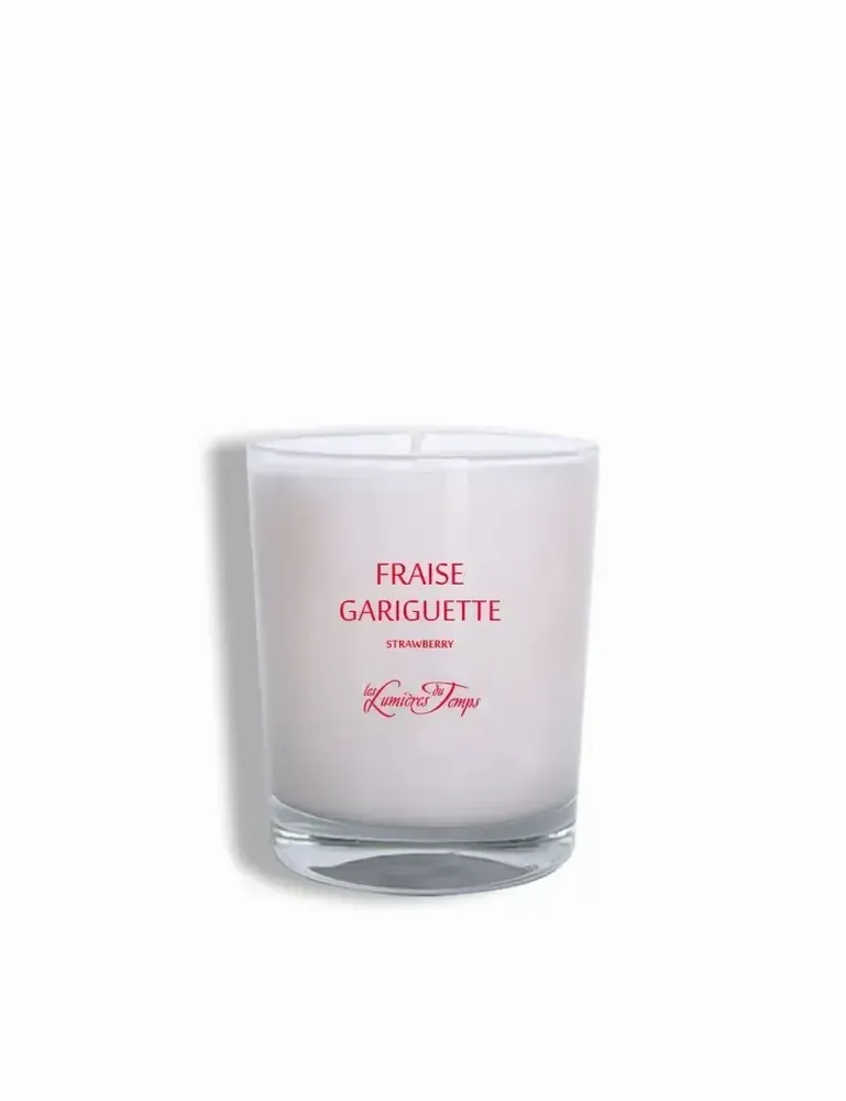 Candles - Vegetable candle 180 gr Strawberry Gariguette - LES LUMIERES DU TEMPS