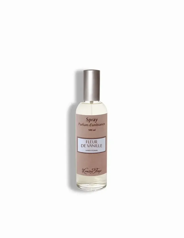 Diffuseurs de parfums - Spray d'Ambiance 100 ml Fleur de Vanille - LES LUMIERES DU TEMPS