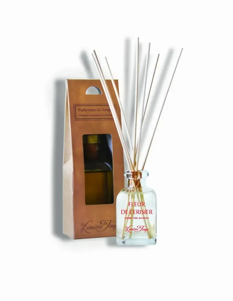 Diffuseurs de parfums - Parfumeur Quadra 100 ml Fleur de Cerisier (avec boîte) - LES LUMIERES DU TEMPS