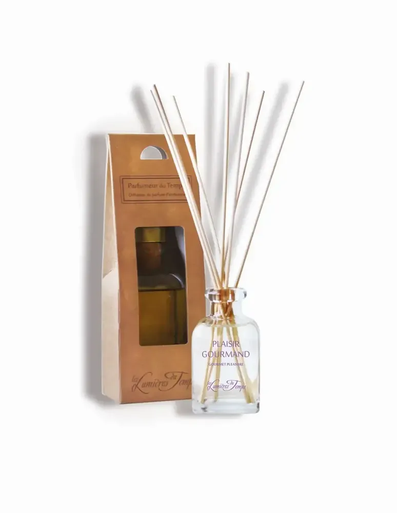 Diffuseurs de parfums - Parfumeur Quadra 100 ml Plaisir Gourmand (avec boîte) - LES LUMIERES DU TEMPS