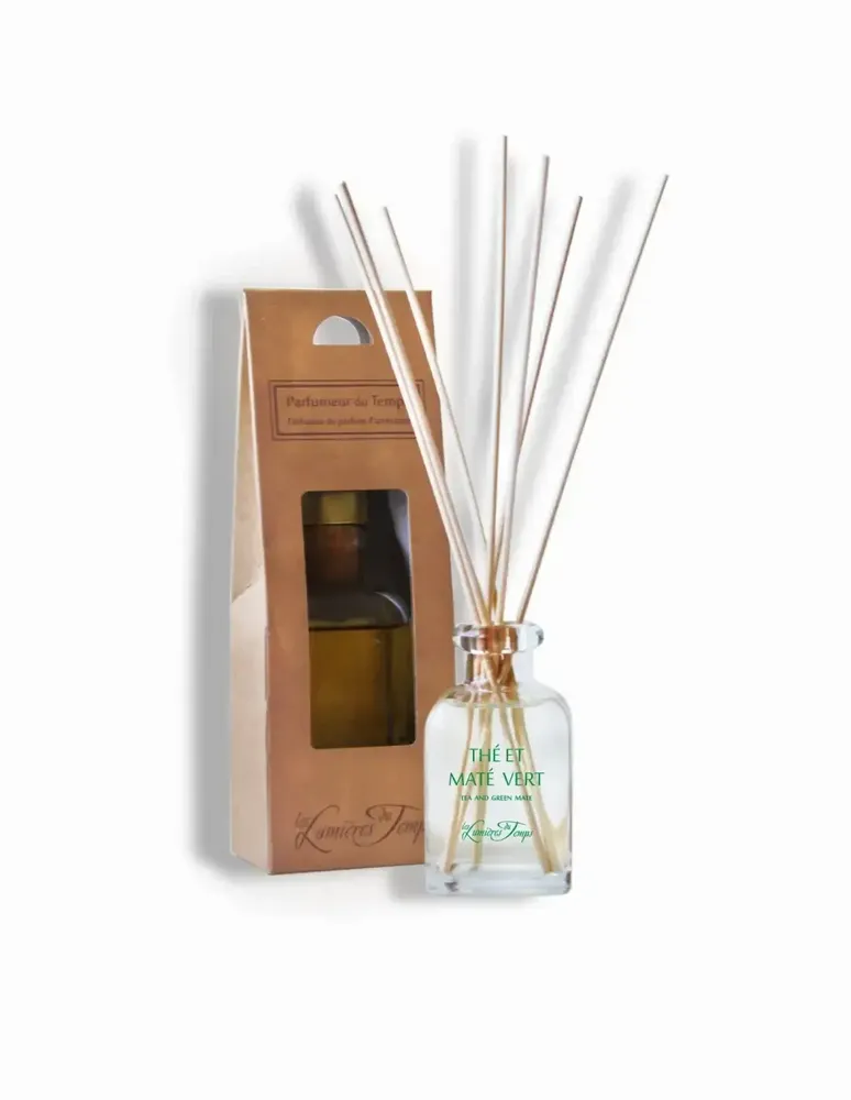Diffuseurs de parfums - Parfumeur Quadra 100 ml Thé maté vert (avec boîte) - LES LUMIERES DU TEMPS