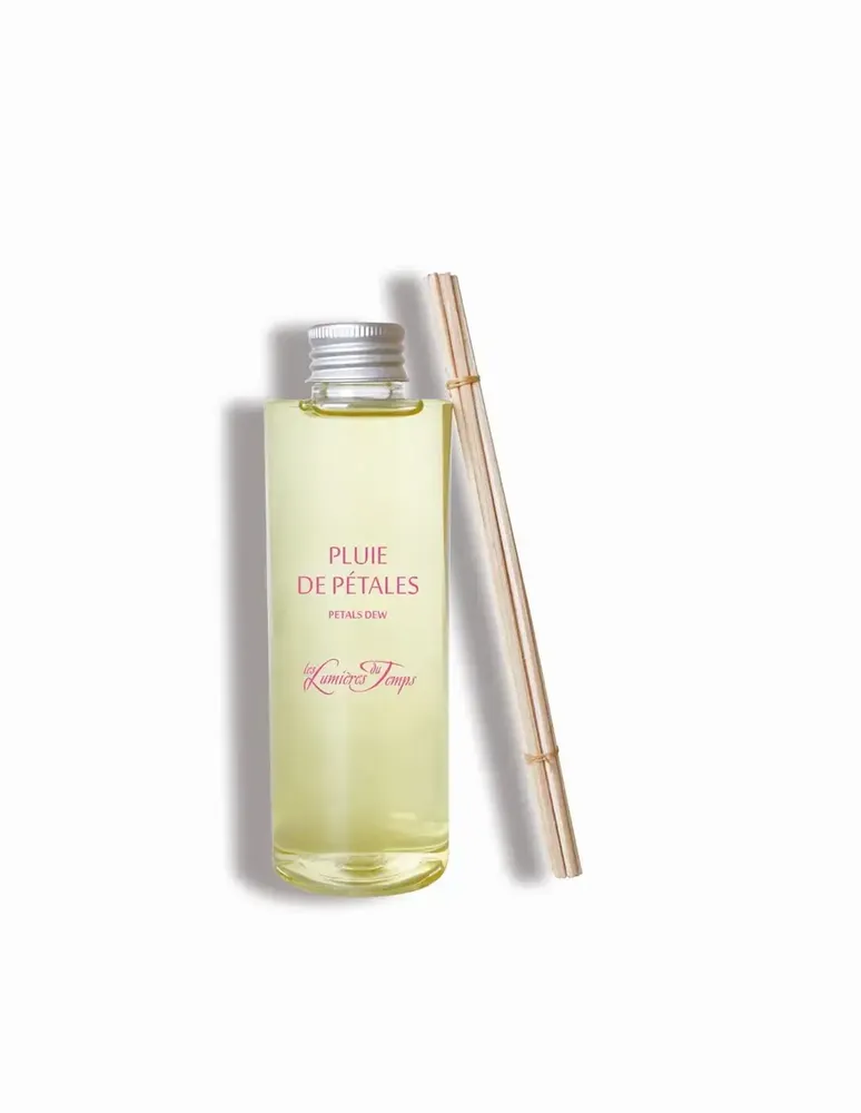 Diffuseurs de parfums - Recharge (avec rotins) pour Diffuseur de Parfum 200 ml Pluie de Pétales - LES LUMIERES DU TEMPS