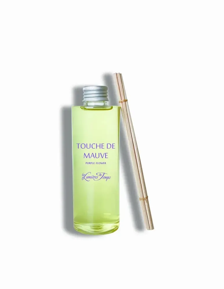 Diffuseurs de parfums - Recharge (avec rotins) pour Diffuseur de Parfum 200 ml Touche de Mauve - LES LUMIERES DU TEMPS