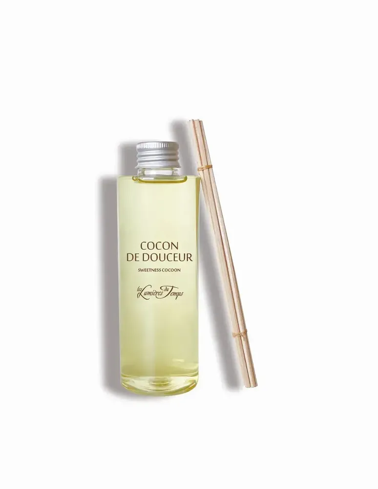 Diffuseurs de parfums - Recharge (avec rotins) pour Diffuseur de Parfum 200 ml Cocon de Douceur - LES LUMIERES DU TEMPS