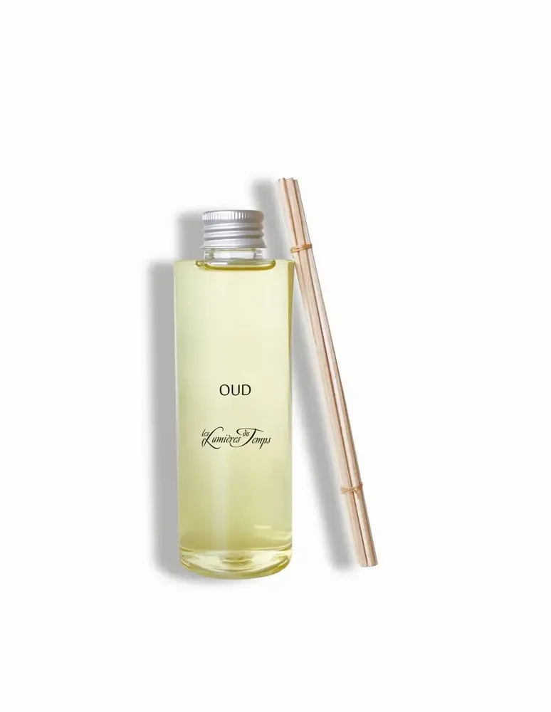 Diffuseurs de parfums - Recharge (avec rotins) pour Diffuseur de Parfum 200 ml Oud - LES LUMIERES DU TEMPS