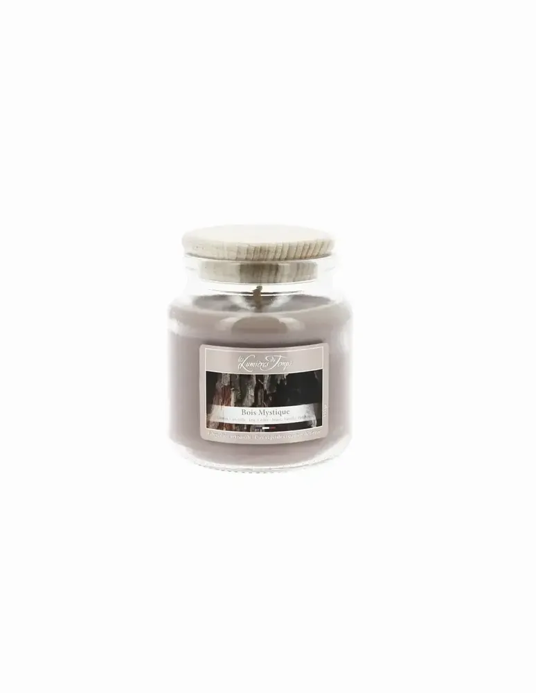 Bougies - Bougie Cire Colorée 145 g Bois Mystique - LES LUMIERES DU TEMPS
