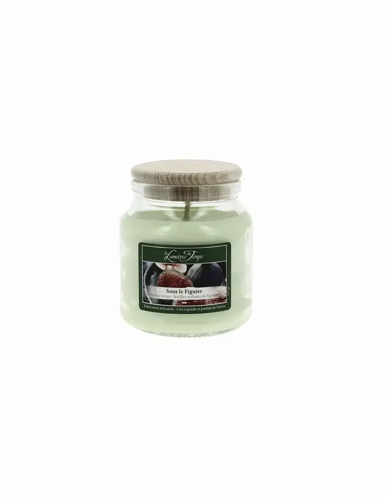 Candles - 145g Colored Wax Candle Under the Fig Tree - LES LUMIERES DU TEMPS