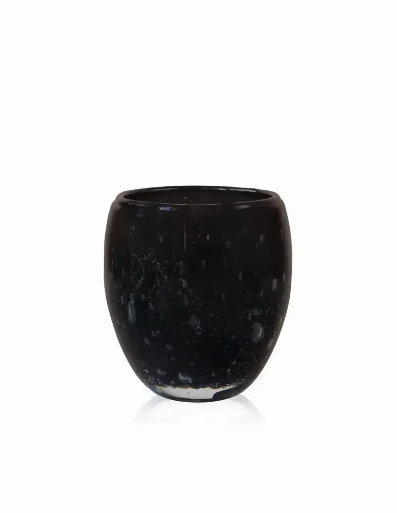 Bougies - Bougie Perle 340 g Noire - LES LUMIERES DU TEMPS
