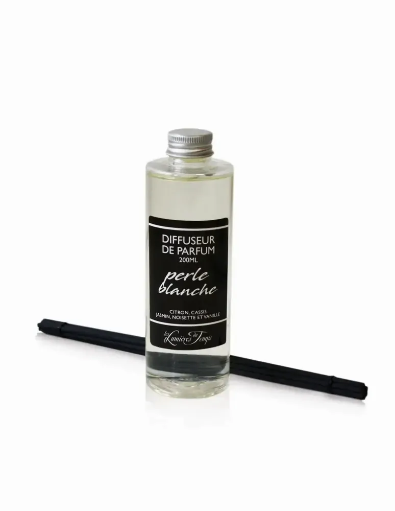 Diffuseurs de parfums - Recharge Diffuseur de Parfum Perle 200 ml Blanche - LES LUMIERES DU TEMPS