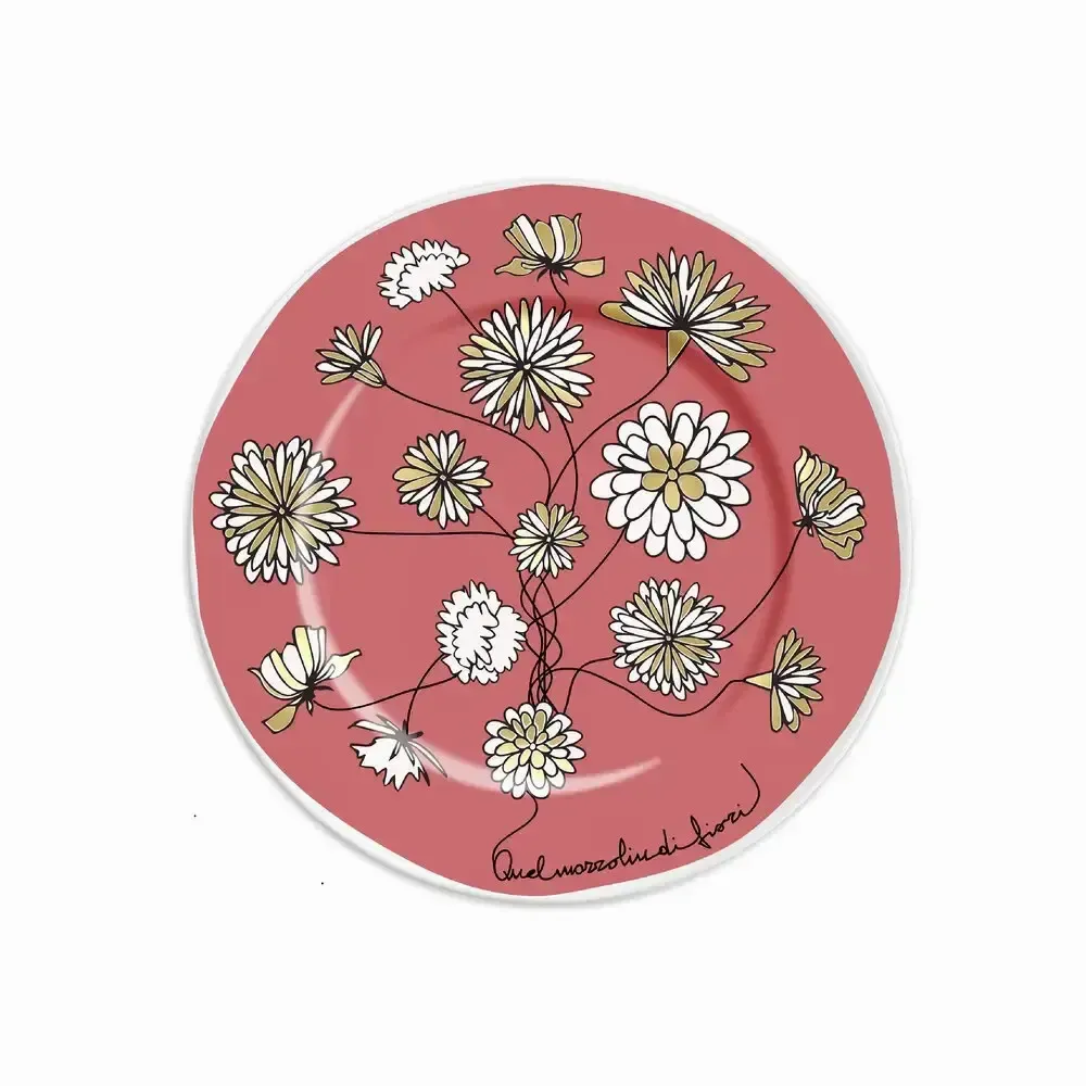 Assiettes au quotidien - ASSIETTE 16 QUEL MAZZOLIN DI FIORI PINK - ILARIA.I