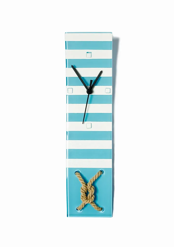 Clocks - Nautic light blue wall clock 10x41 cm - ILARIA.I
