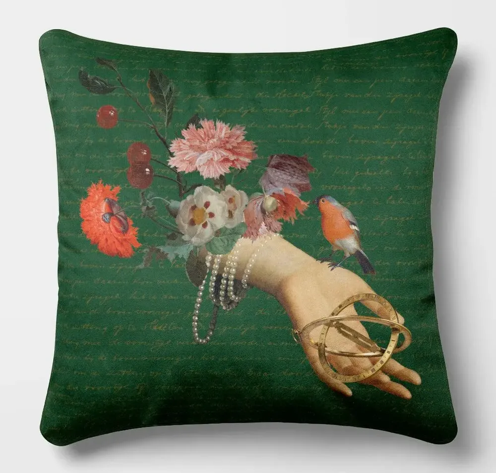 Linens - Baroque Dreams 7 - Velvet Pillow Case 45cm x 45cm - ILARIA.I