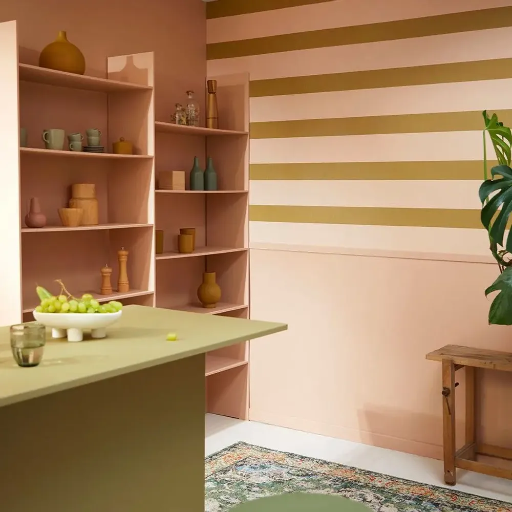 Wallpaper - Freshwater Marine Wallpaper - Pink - ILARIA.I