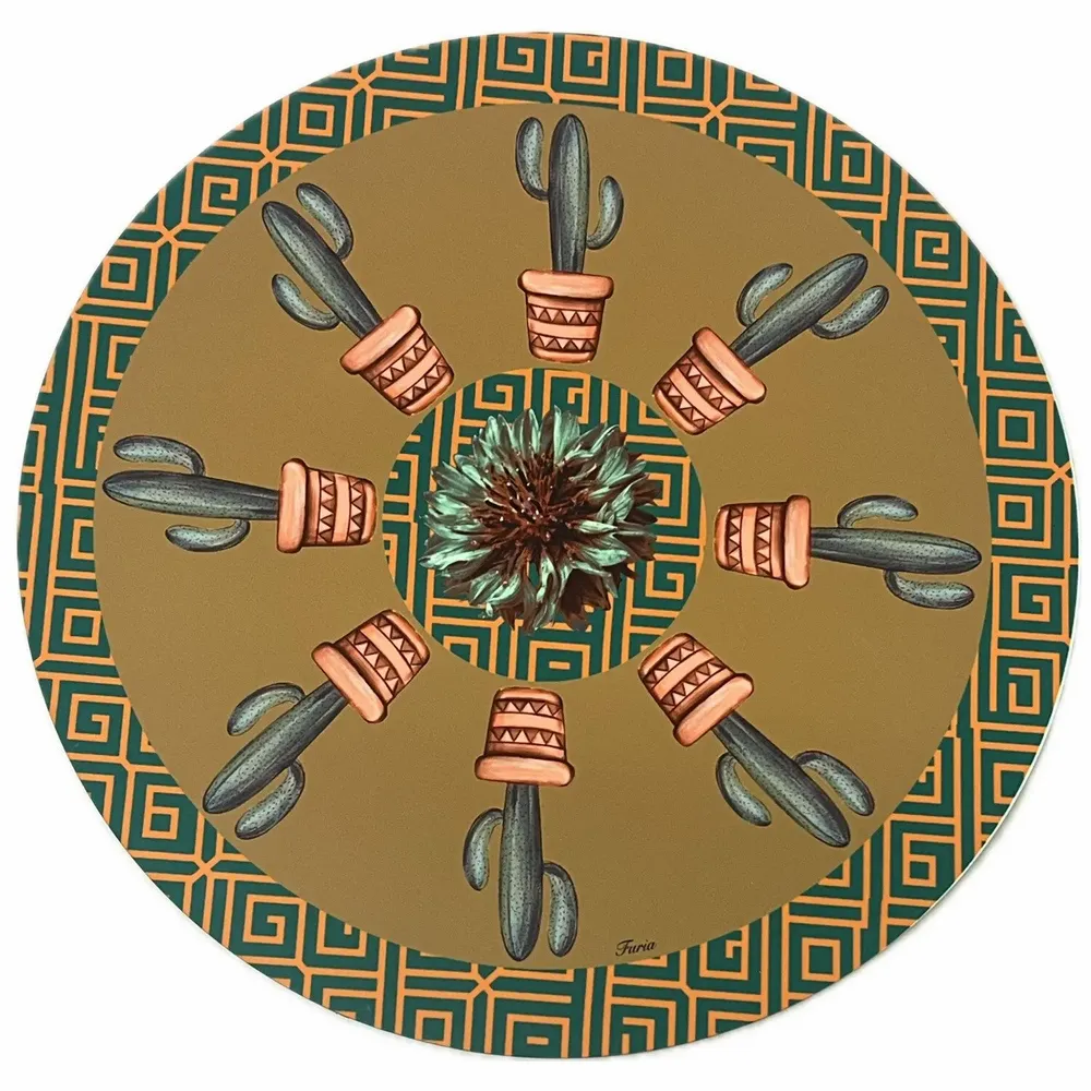 Placemats - placemats - Mexico Sottobicchiere - #04 - MARYNE GUYOT CRÉATIONS