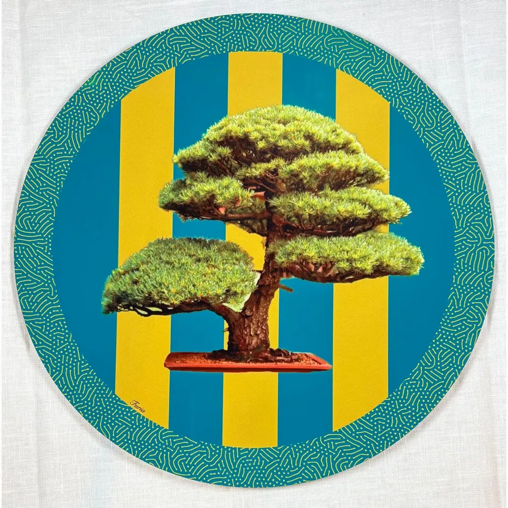 Placemats - placemats - Bonsai Sottopiatto Rotondo - #06 - MARYNE GUYOT CRÉATIONS