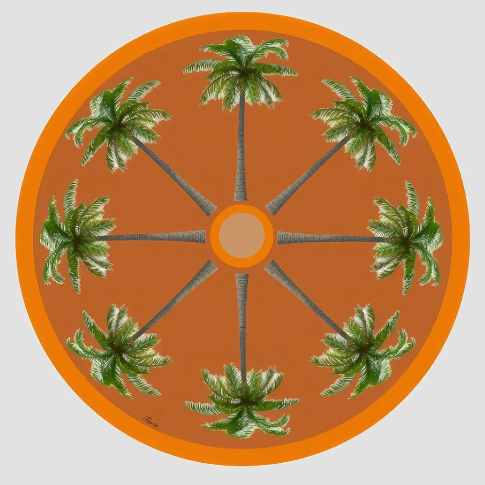 Table mat - Bottle coaster - Palma Sottobottiglia Rotondo - #01 - MARYNE GUYOT CRÉATIONS