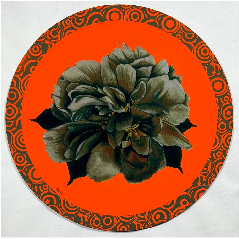 Table mat - Bottle coaster - Peonie Sottobottiglia - #04 - SILVA PARIS