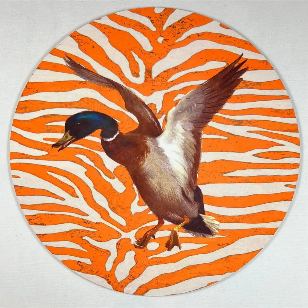 Table mat - Coasters - Anatra Sottobicchiere Rotondo - #03 - SILVA PARIS