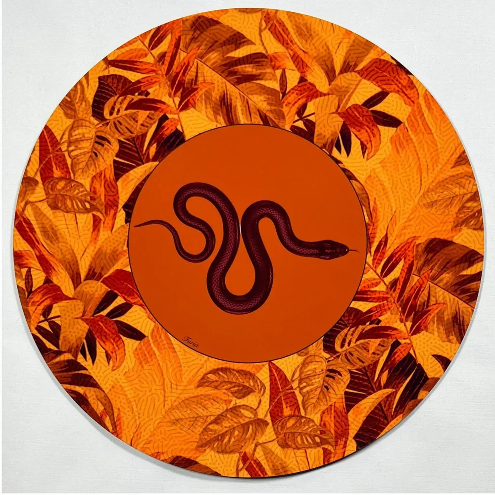 Table mat - Bottle coaster - Serpente Sottobottiglia - #03 - SILVA PARIS