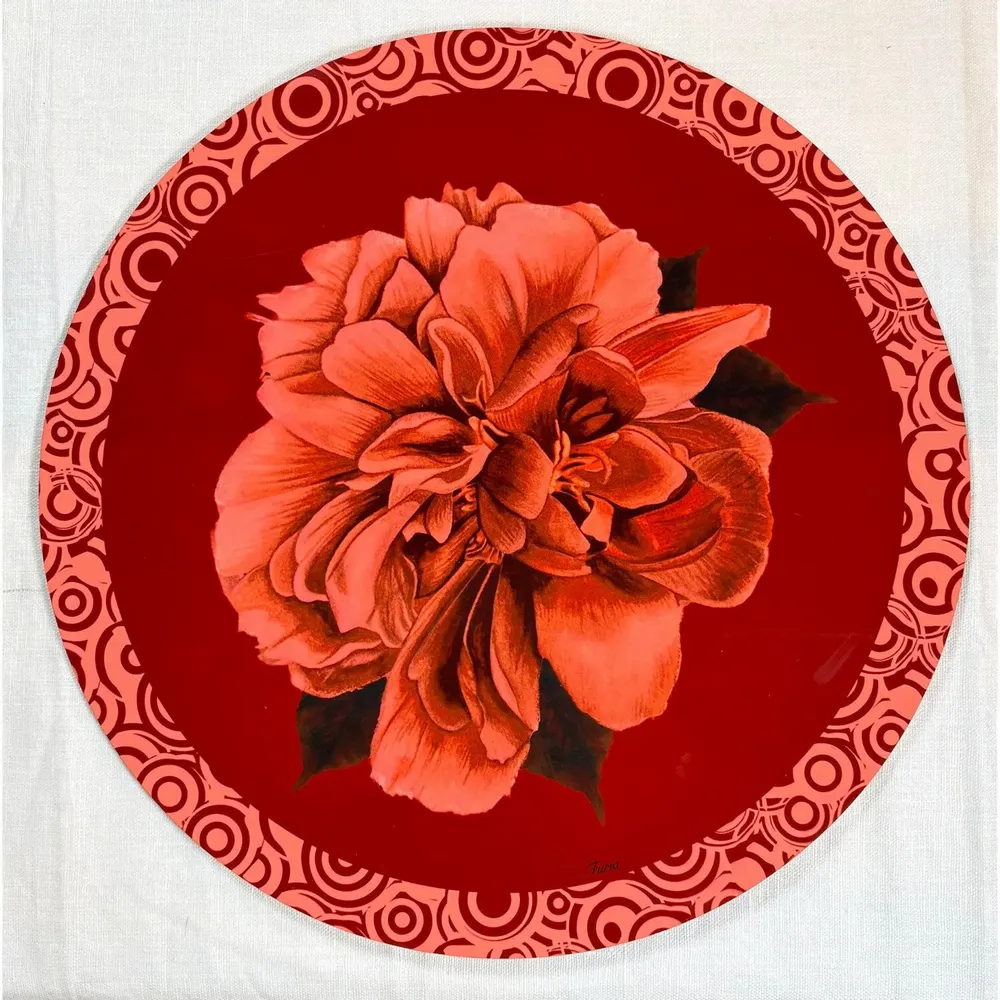 Sets de table - Sets de table - Peonie Sottopiatto Rotondo - #07 - SILVA PARIS