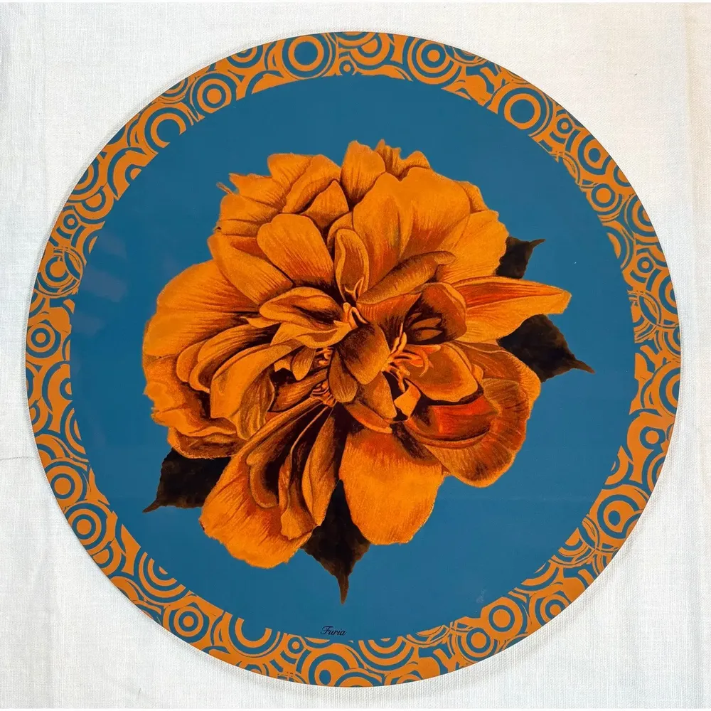 Sets de table - Sets de table - Peonie Sottopiatto Rotondo - #08 - SILVA PARIS