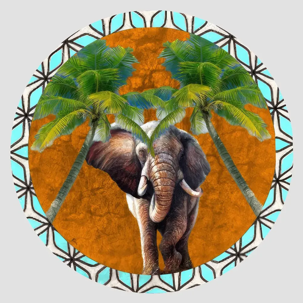 Placemats - placemats - Savana Sottopiatto Rotondo - #02 - SILVA PARIS