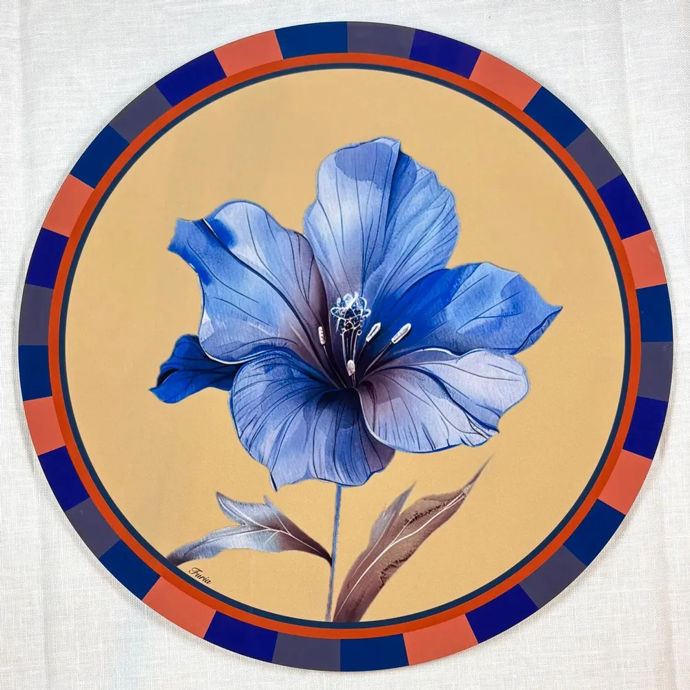 Table mat - Bottle coaster - fiori sottobottiglia - #05 - SILVA PARIS