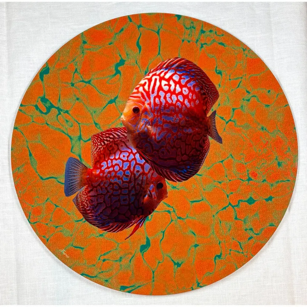 Sets de table - Sets de table - pesci sottopiatto rotondo - #01 - SILVA PARIS