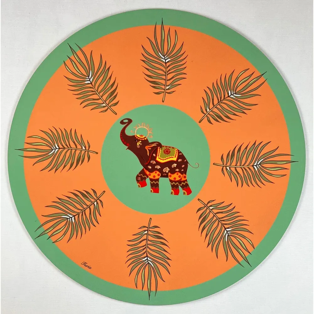 Table mat - Bottle coaster - Elephant Primo Sottobottiglia - #06 - BRAINSTREAM GMBH