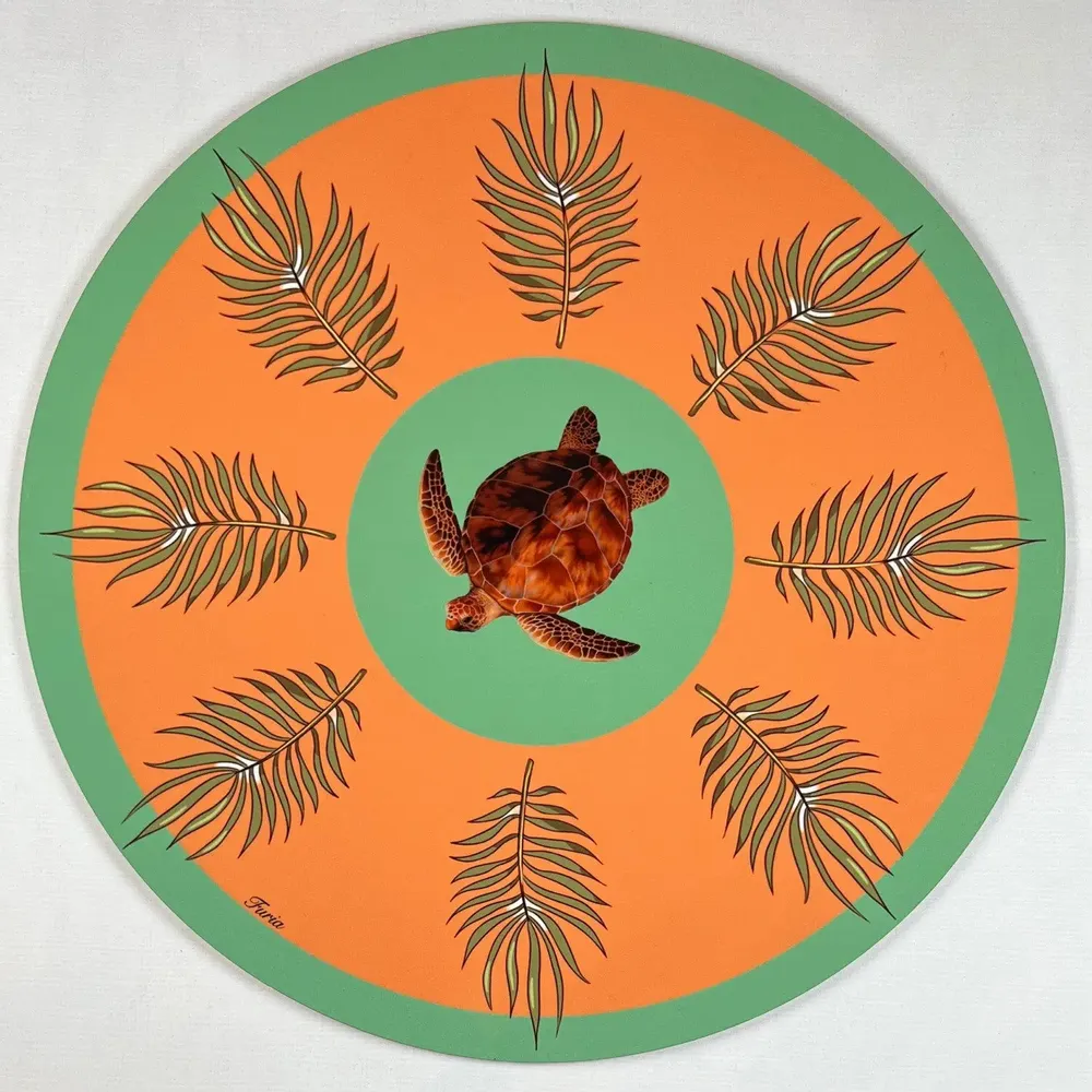 Table mat - Bottle coaster - Turtle Primo Sottobottiglia - #06 - BRAINSTREAM GMBH