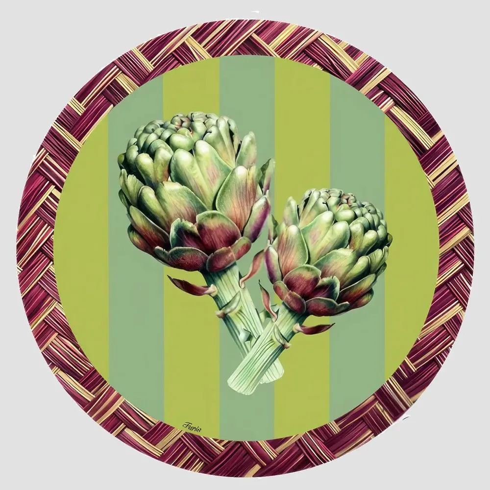 Table mat - Bottle coaster - Orto Sottobottiglia Rotondo - #01 - BRAINSTREAM GMBH