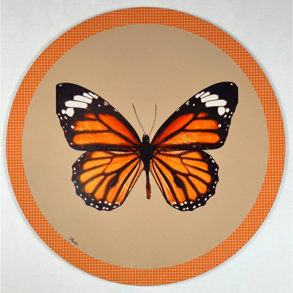 Dessous de plat - Dessous de verre - Farfalla 2.0 Sottobicchiere Rotondo - #02 - BRAINSTREAM GMBH